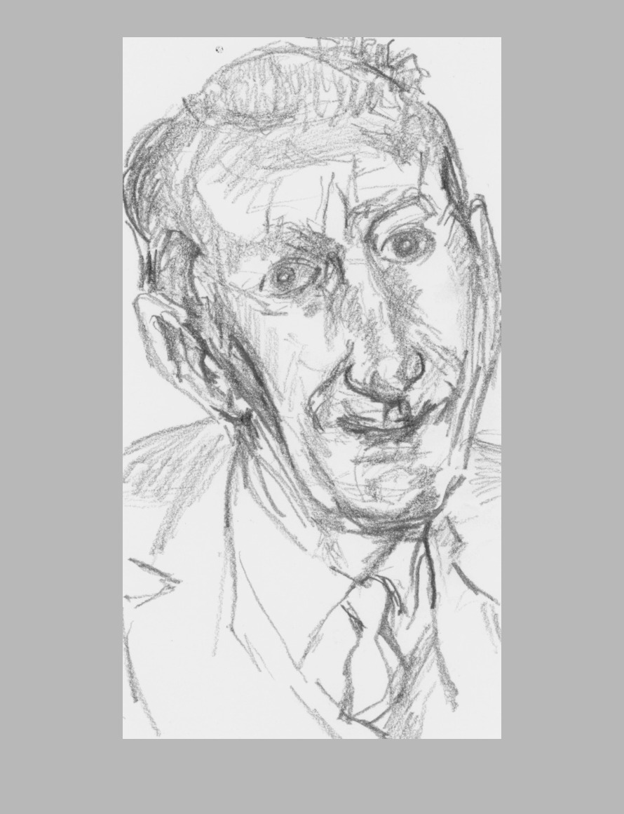 A portrait of a man.